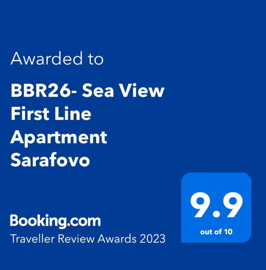 Bbr26- Sea View First Line Apartment Sarafovo بورغاس المظهر الخارجي الصورة
